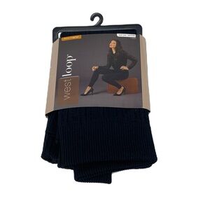 West Loop fleece Legging black textured size S/M